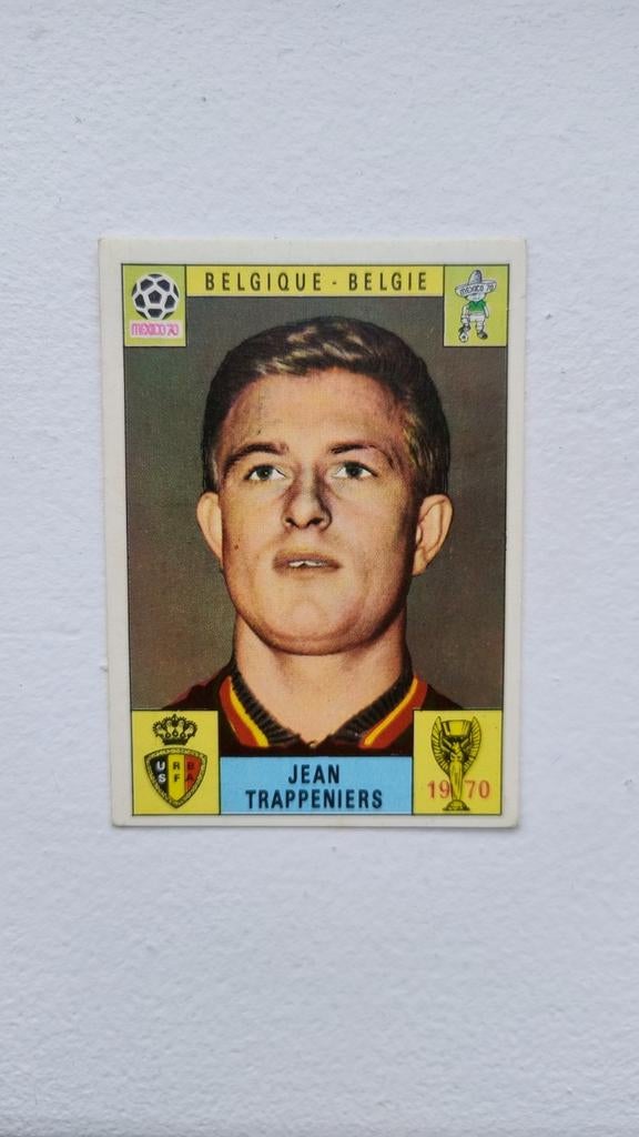 Panini Mexico 70: Belgium: Jean Trappeniers, Ophalen of Verzenden, Zo goed als nieuw