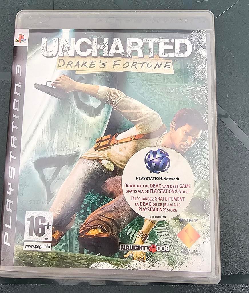 Ps3 playstation uncharted drake´s fortune, Games en Spelcomputers, Games | Sony PlayStation 3, Zo goed als nieuw, Avontuur en Actie