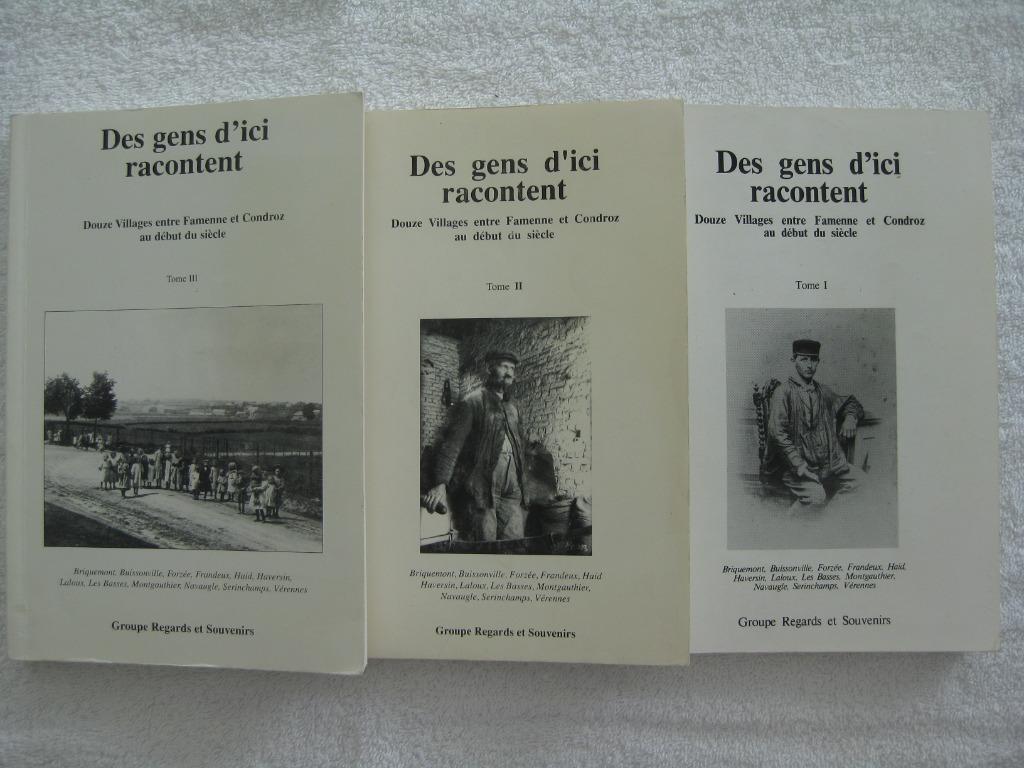 Famenne et Condroz - EO 1989 1992 1998 – rare série complète, Ophalen of Verzenden, Gelezen