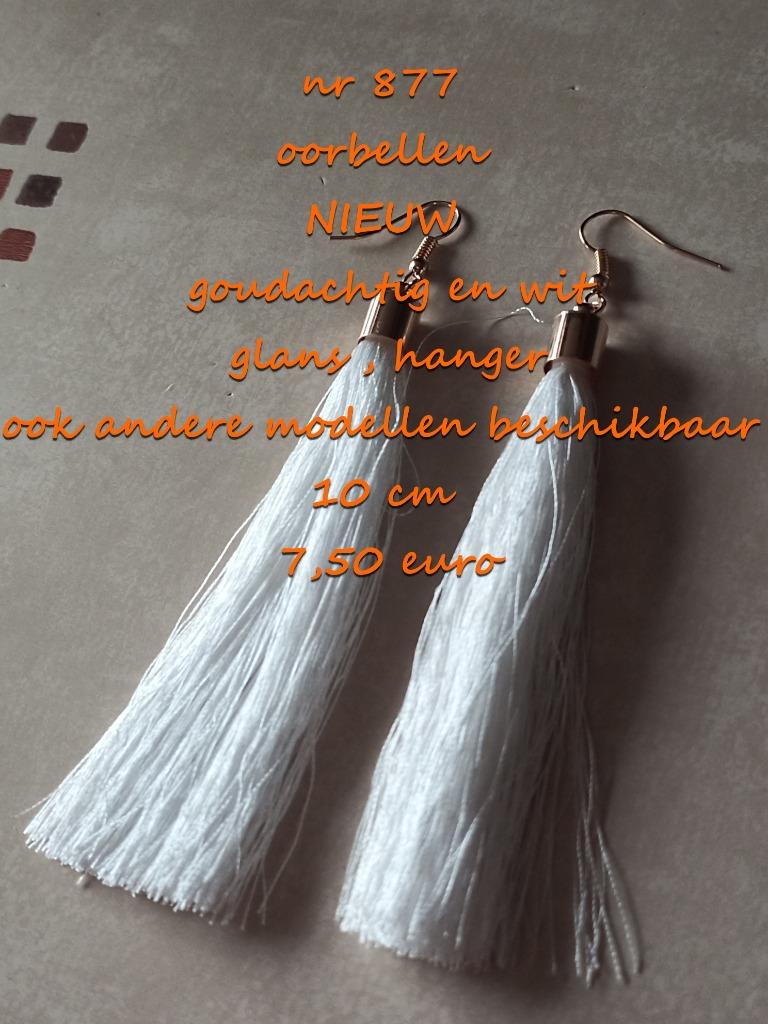 877. Bijou : boucles d'oreilles, NEUF, frais de port inclus, Bijoux, Sacs & Beauté, Boucles d'oreilles, Neuf, Autres matériaux