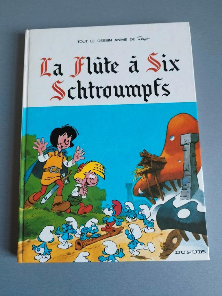 La flûte à six Schtroumpfs (livre illustré d'après le film), Une BD, Enlèvement ou Envoi, Utilisé