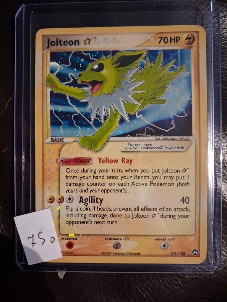 Goldstar Jolteon, Hobby en Vrije tijd, Verzamelkaartspellen | Magic the Gathering, Ophalen of Verzenden
