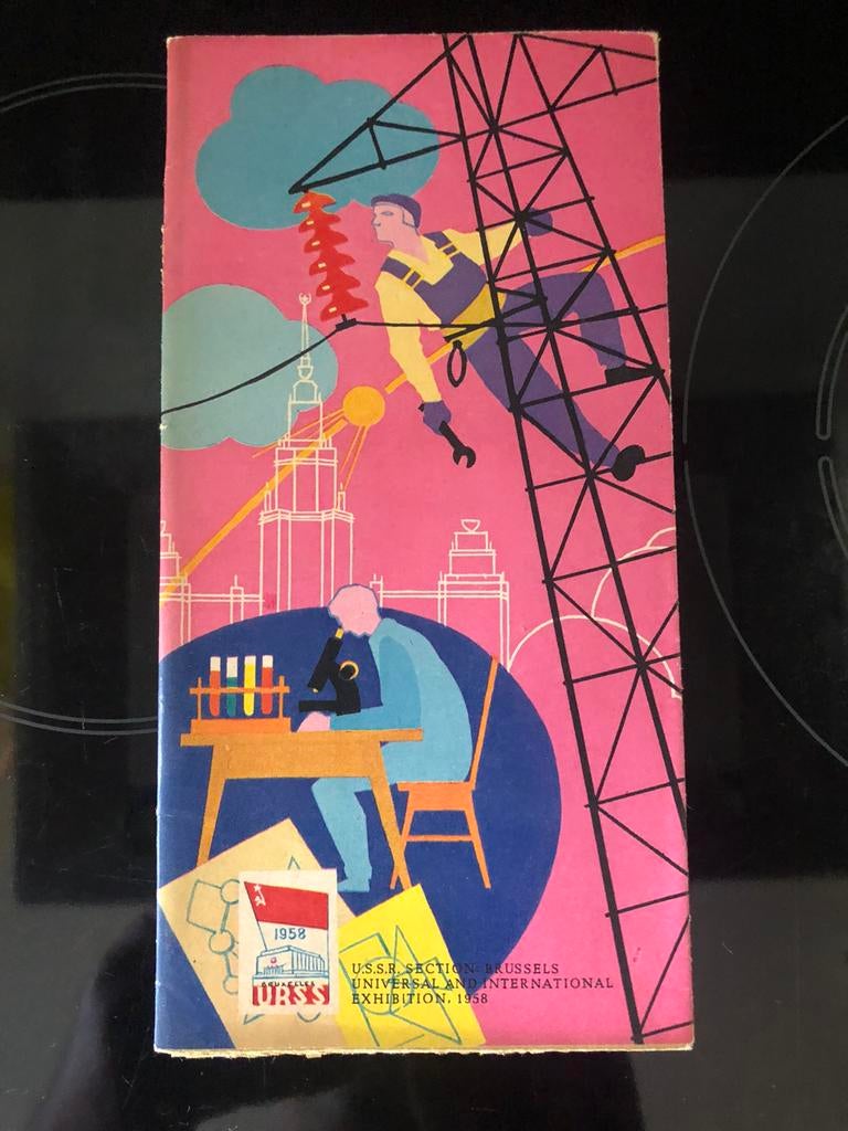 EXPO 58 folder section U.S.S.R. brussels, Verzamelen, Ophalen of Verzenden, Zo goed als nieuw