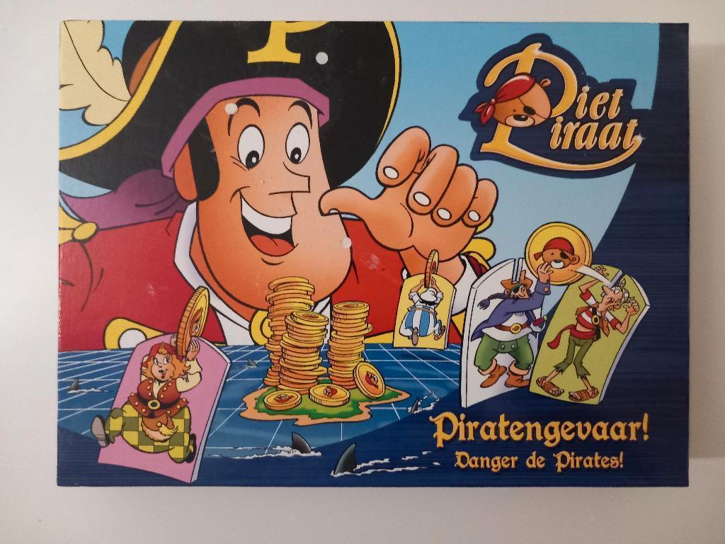 Spel Piratengevaar Studio 100 Piet Piraat Bordspel Speelgoed, Ophalen of Verzenden, Zo goed als nieuw, Studio 100