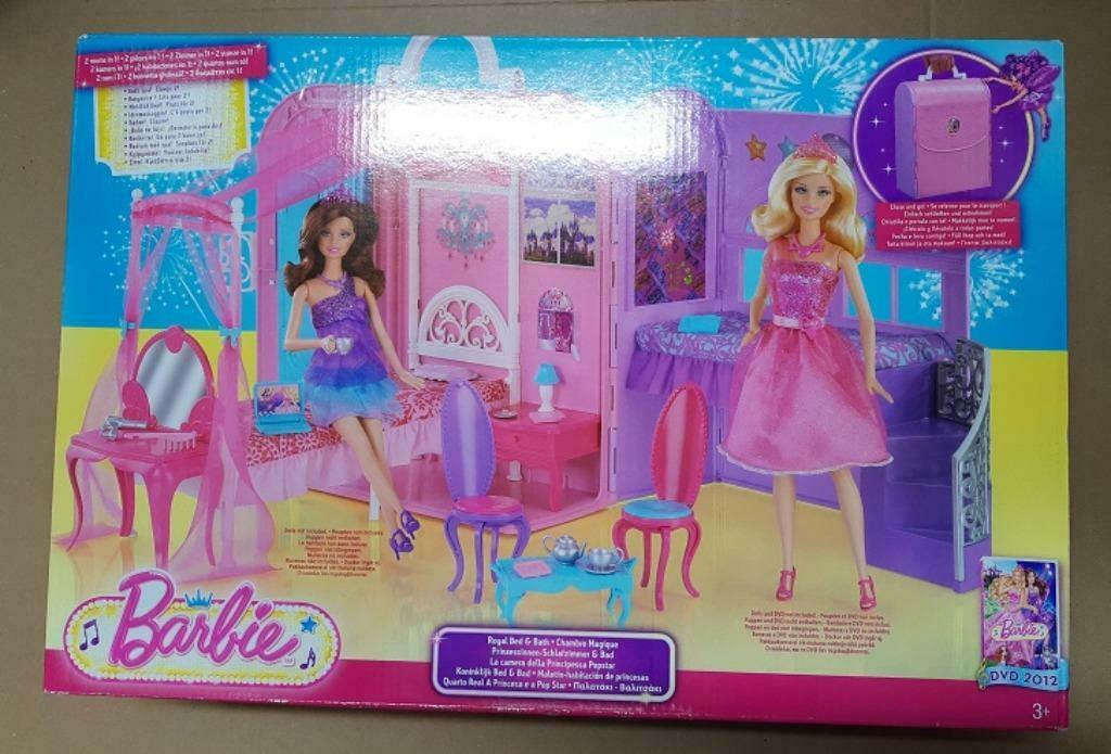 Barbie Koninklijk bed en bad (nieuw), Kinderen en Baby's, Ophalen of Verzenden, Nieuw, Barbie