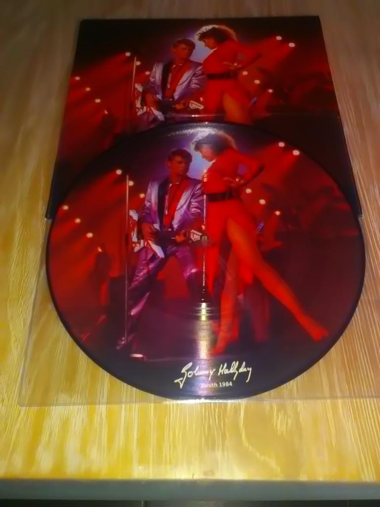 JOHNNY HALLYDAY - Zennith 1994 (picture disc), Ophalen of Verzenden, Zo goed als nieuw, 12 inch, Poprock