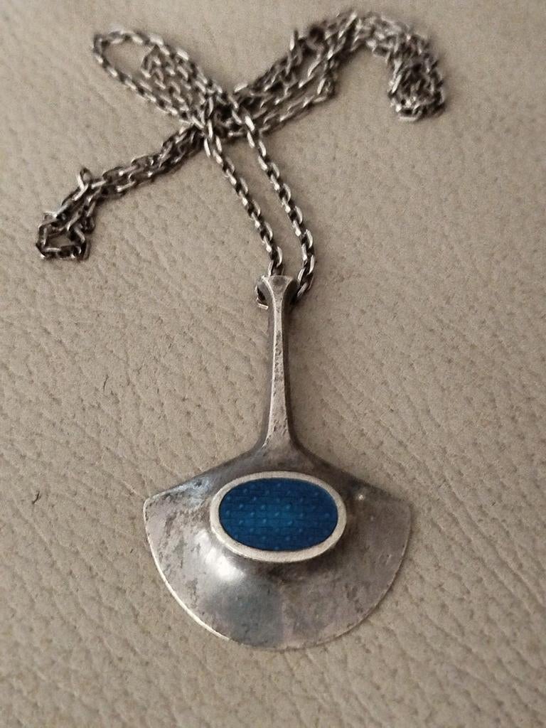 Pendentif argent David Andersen, Enlèvement, Argent