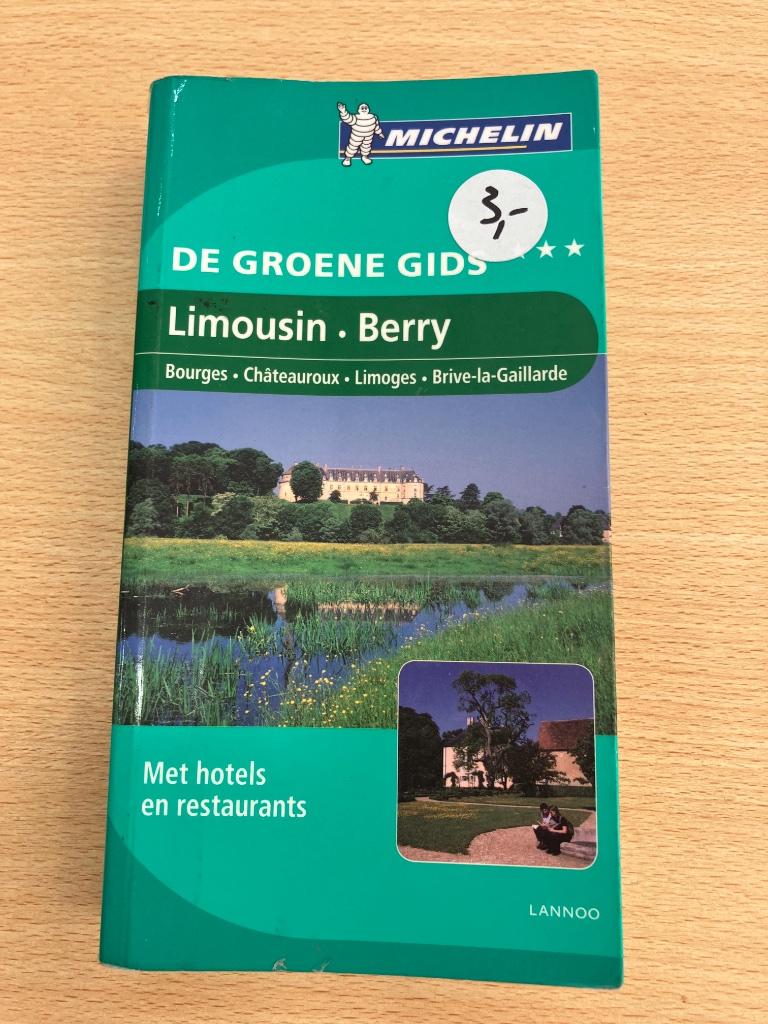 Reisgids Limousin-Berry, Livres, Guides touristiques, Guide ou Livre de voyage, Michelin, Enlèvement, Utilisé
