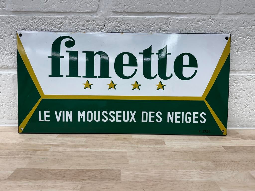 Finette emaillebord, Collections, Enlèvement