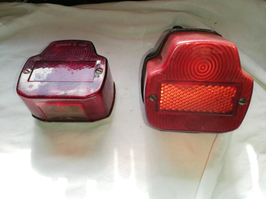 Ural Dnepr achterlichten, Motoren, Ophalen, Gebruikt