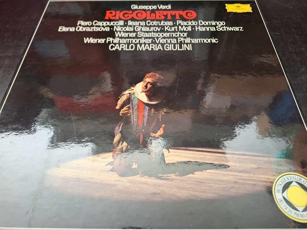 Verdi / Giulini - Rigoletto Box 3 x Lp's Vinyl, 12 pouces, Enlèvement ou Envoi, Utilisé, Romantique