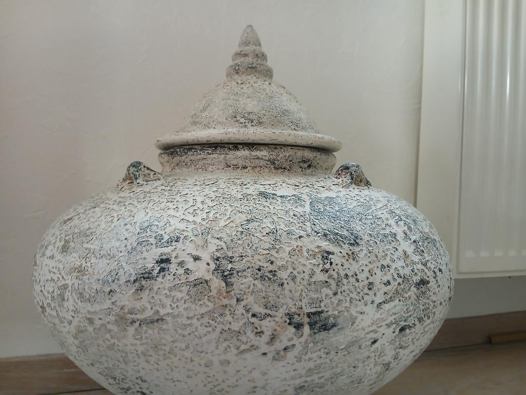 Decoratieve pot met deksel, Antiek en Kunst, Ophalen