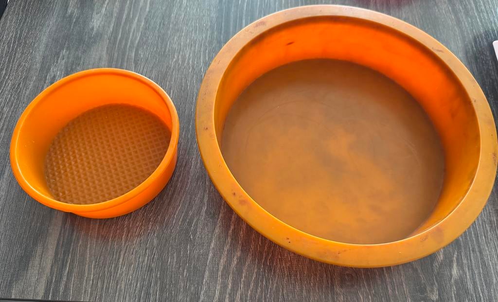Lot de 2 moules à gâteau, Enlèvement ou Envoi, Utilisé