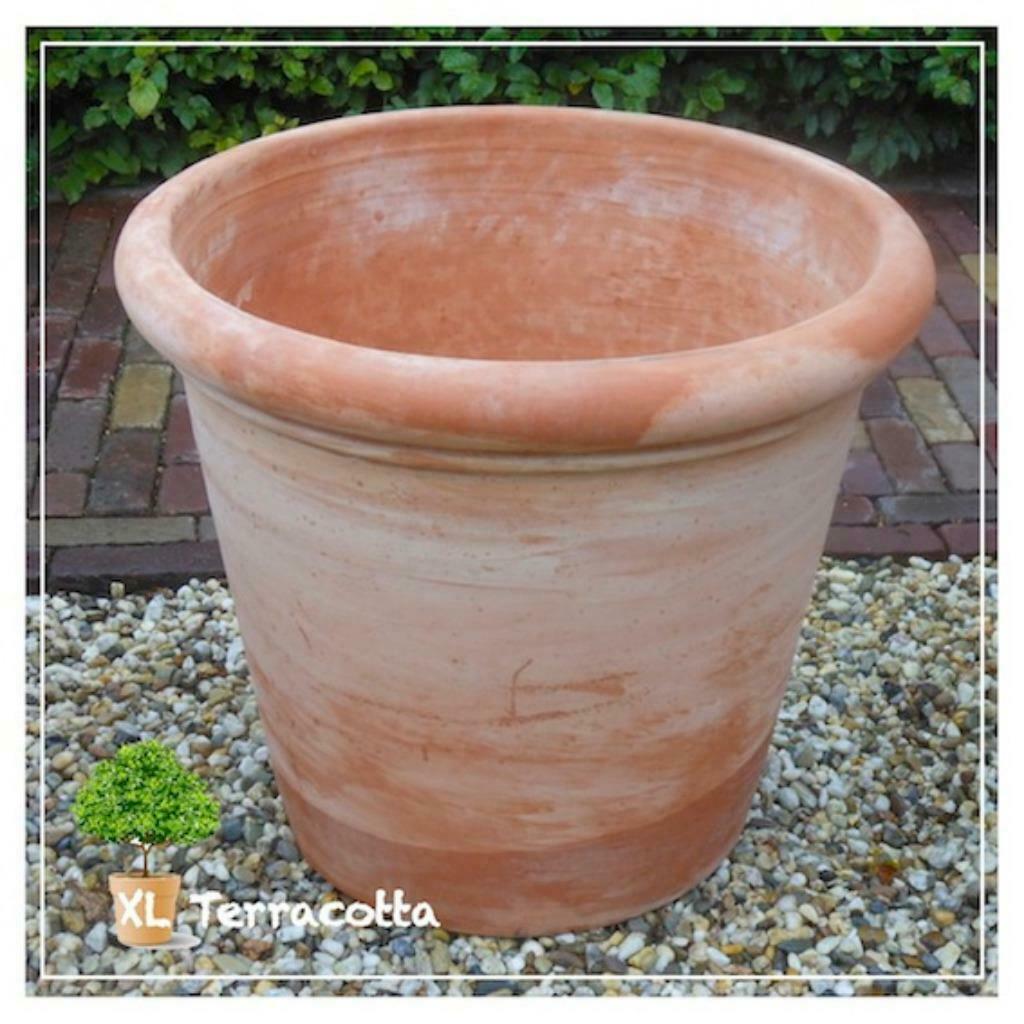 Vorstbestendige Italiaanse XL Terracotta potten., Tuin en Terras, 40 cm of meer, Rond, Nieuw, Ophalen of Verzenden