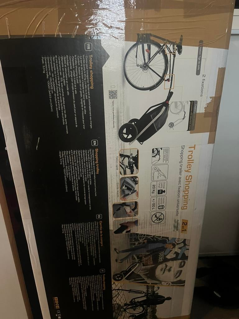 Fiets aanhanger, Enlèvement, Comme neuf
