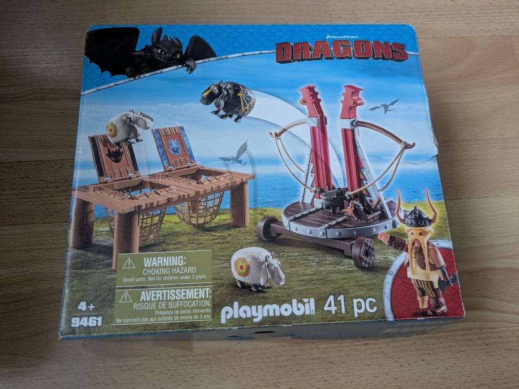 PLAYMOBIL Dragons set: Rochel met schapenslingeraar, Kinderen en Baby's, Speelgoed | Playmobil, Ophalen of Verzenden