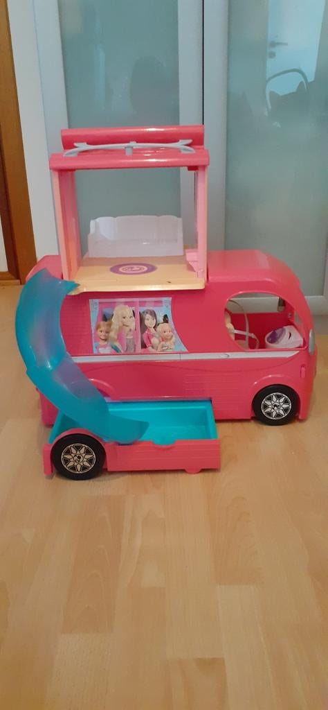 Barbie dream camper als NIEUW, Enlèvement, Comme neuf