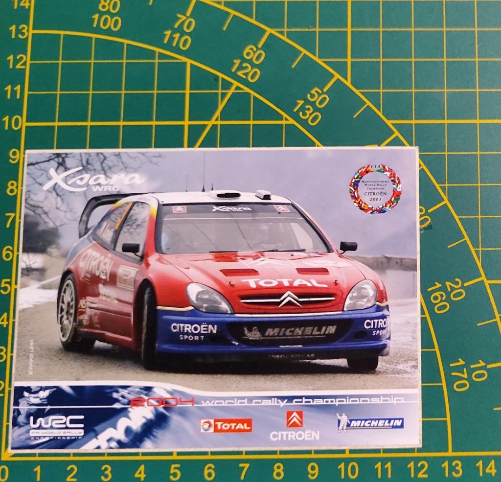 Sticker WRC Citroën Xsara Sebastien Loeb 2003-2004, Verzamelen, Stickers, Ophalen of Verzenden