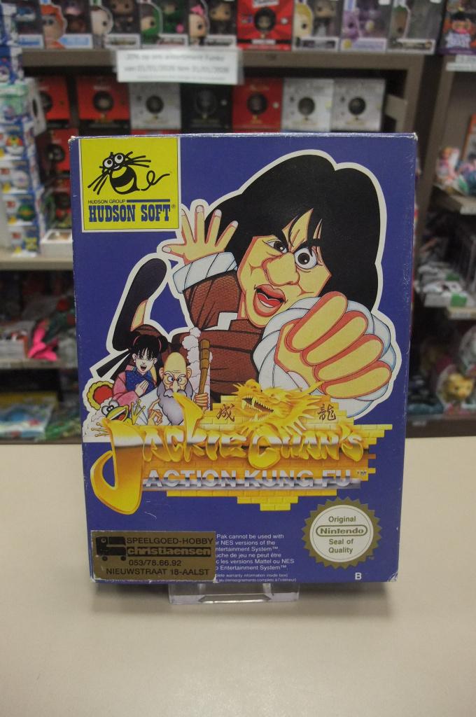 Jackie Chan's Action Kung Fu cib nes fra, Consoles de jeu & Jeux vidéo, Jeux | Nintendo NES, Nintendo, Enlèvement ou Envoi, 1 joueur