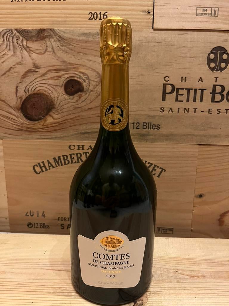 1 btl Comtes de Champagne Taittinger 2013 Grand cru, Collections, Enlèvement, Comme neuf, Champagne