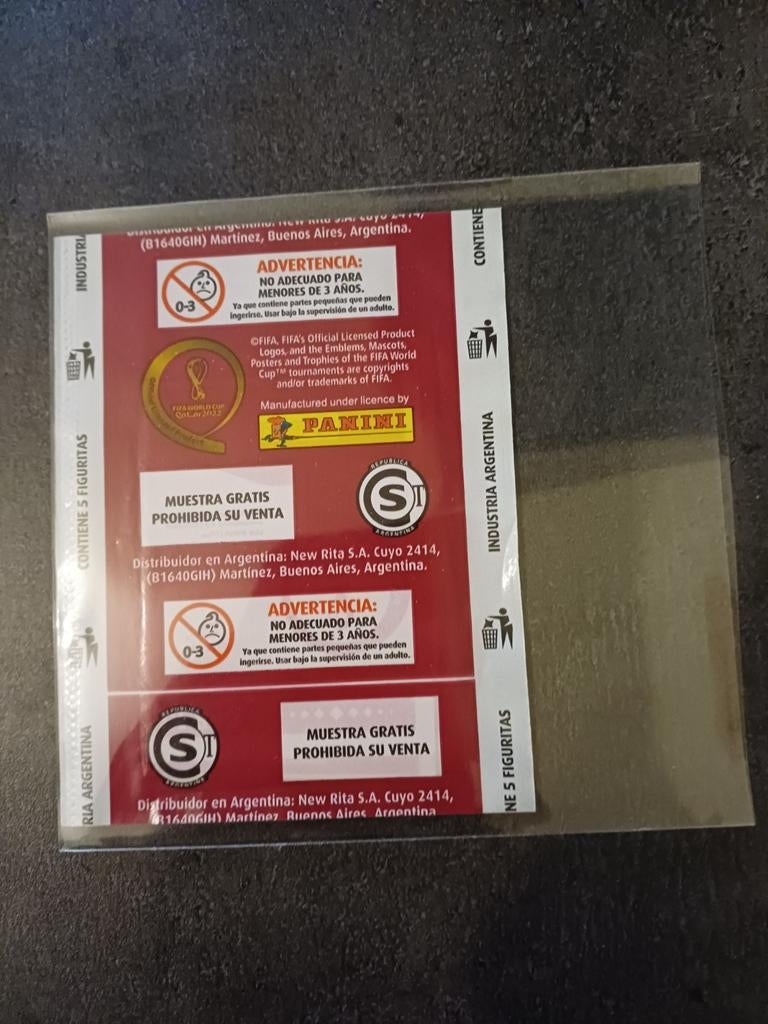 Panini Qatar 2022 packet Argentina muestra gratis (MEGARARE), Enlèvement ou Envoi
