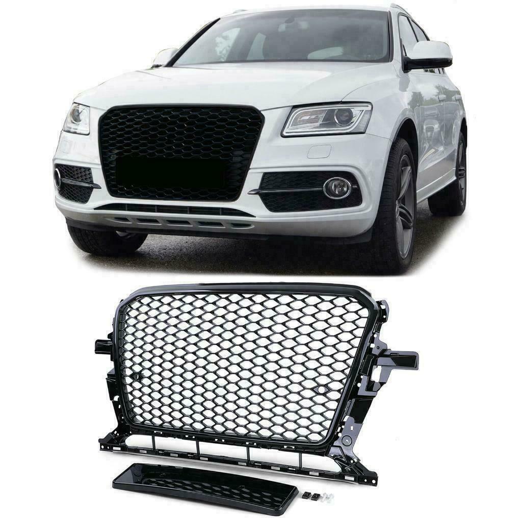 CALANDRE LOOK RSQ5 AUDI Q5 (12-16) - FULL NOIR BRILLANT, Auto diversen, Tuning en Styling, Ophalen of Verzenden