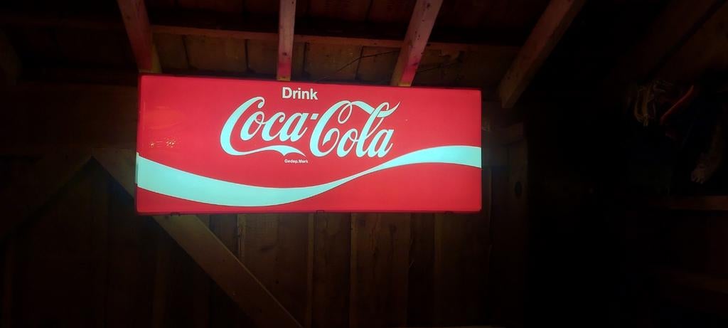 Lichtbak reclame, Ophalen