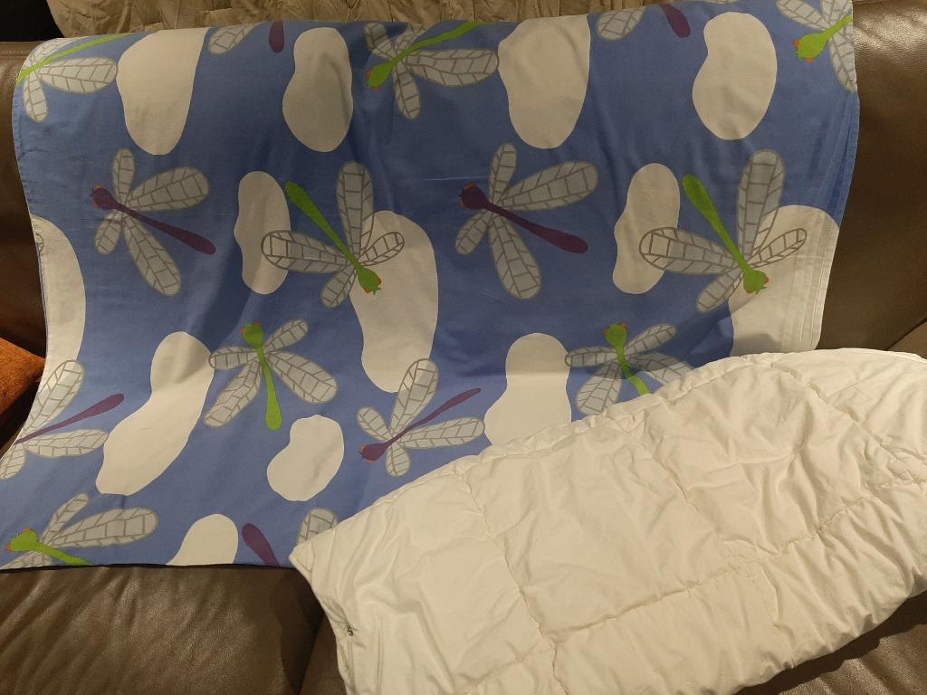 dekbed voor babybed + overtrek, Kinderen en Baby's, Ophalen, Zo goed als nieuw