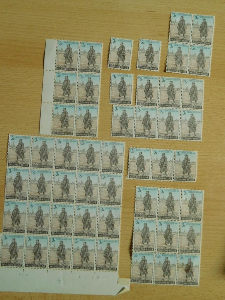 Belgische postzegel NIET geannuleerd, Ophalen of Verzenden, Postfris, Niet gestempeld