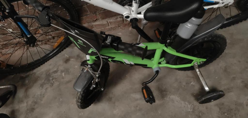 Velo enfant, Enlèvement