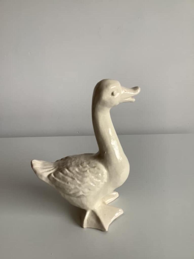 art deco gans in keramiek, Antiek en Kunst, Ophalen of Verzenden