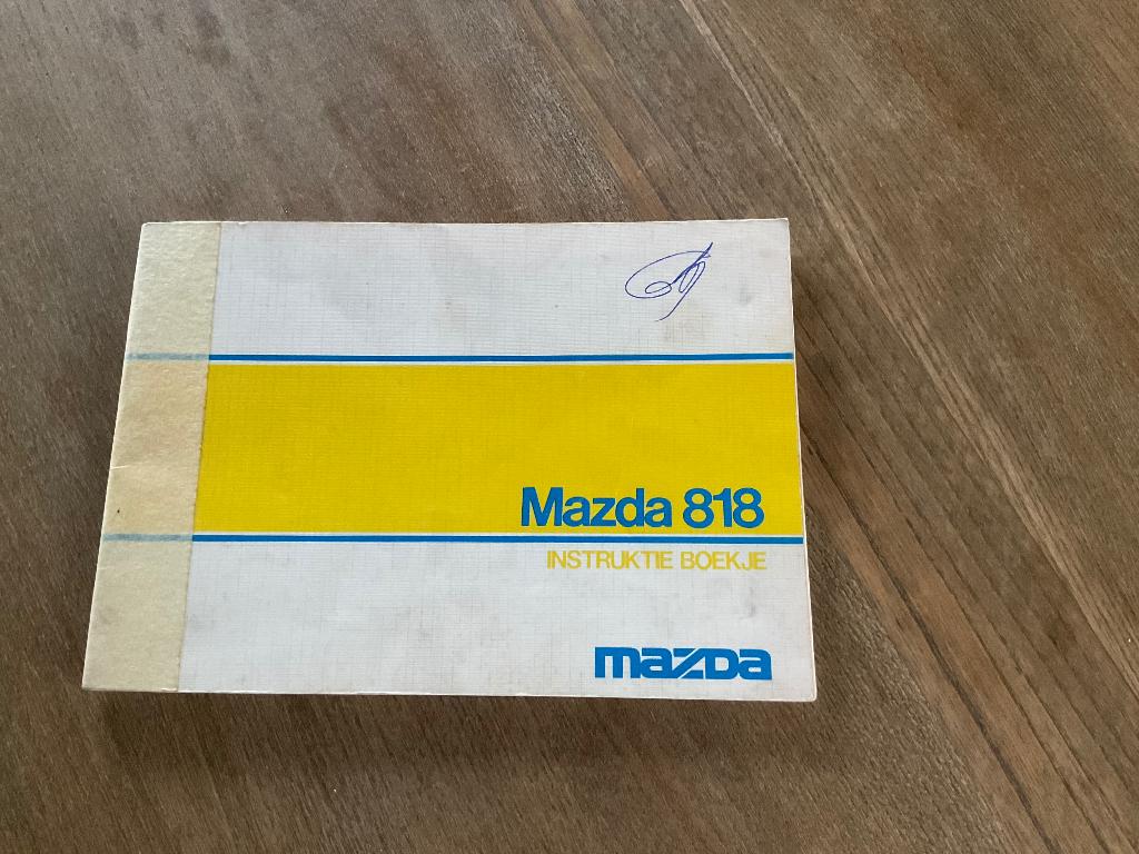 Instructieboekje mazda 818, Enlèvement ou Envoi