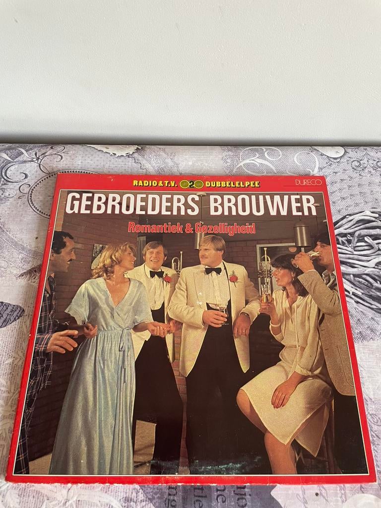 Gebroeders Brouwer – Romantiek & Gezelligheid 2x vinyl, Cd's en Dvd's, Vinyl | Jazz en Blues, Ophalen of Verzenden, Zo goed als nieuw