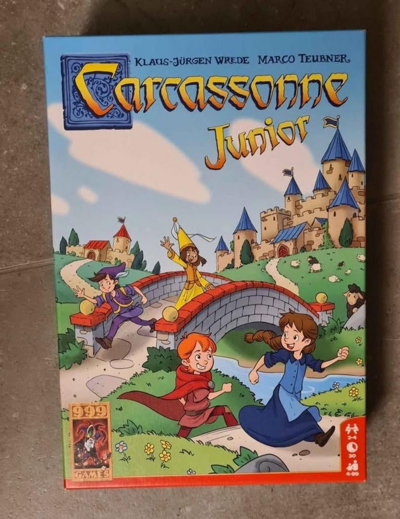 Gezelschapsspel carcassonne junior 4-99 jaar - nieuw, Hobby en Vrije tijd, Ophalen