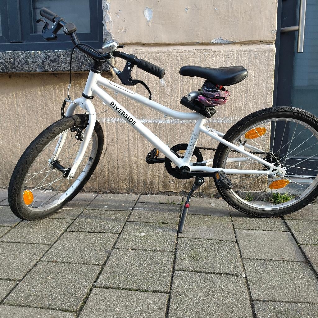 Kinderfiets, Fietsen en Brommers, Fietsen | Kinderfietsjes, Ophalen, Zo goed als nieuw, 20 inch of meer, Decathlon