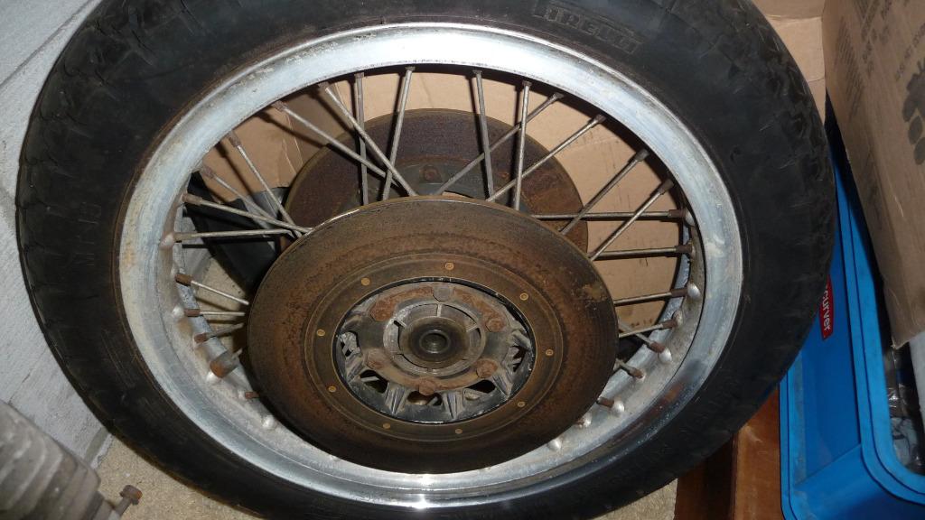 Compleet voorwiel Laverda 750 SF2  10003C 1974, Ophalen of Verzenden, Gebruikt