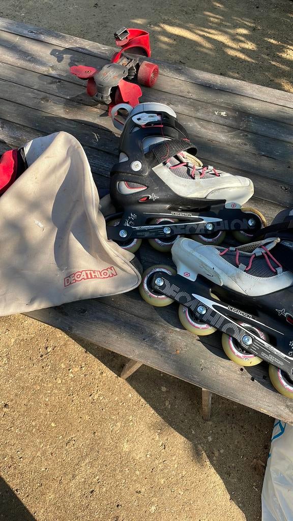 In-line skates decatlon, Sport en Fitness, Ophalen, Gebruikt