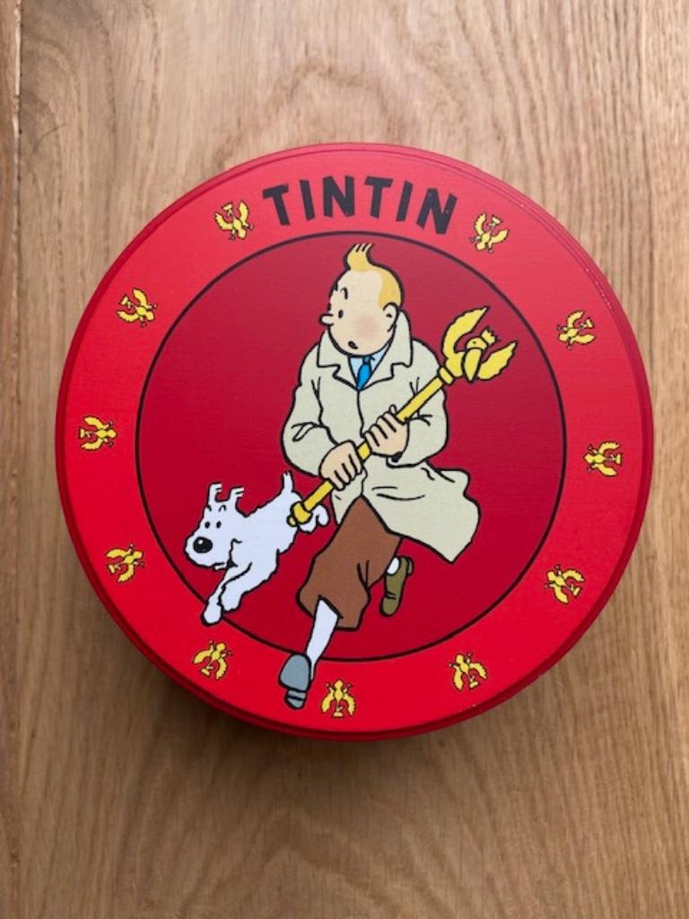3 Boites rondes en fer Tintin Hergé-Moulinsart / Neuhaus, Collections, Enlèvement ou Envoi, Utilisé, Autre, Autres marques