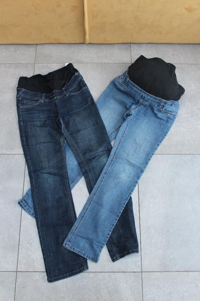 2 jeans de grossesse (taille 40), Taille 38/40 (M), Comme neuf, Enlèvement, Pantalon ou Jeans