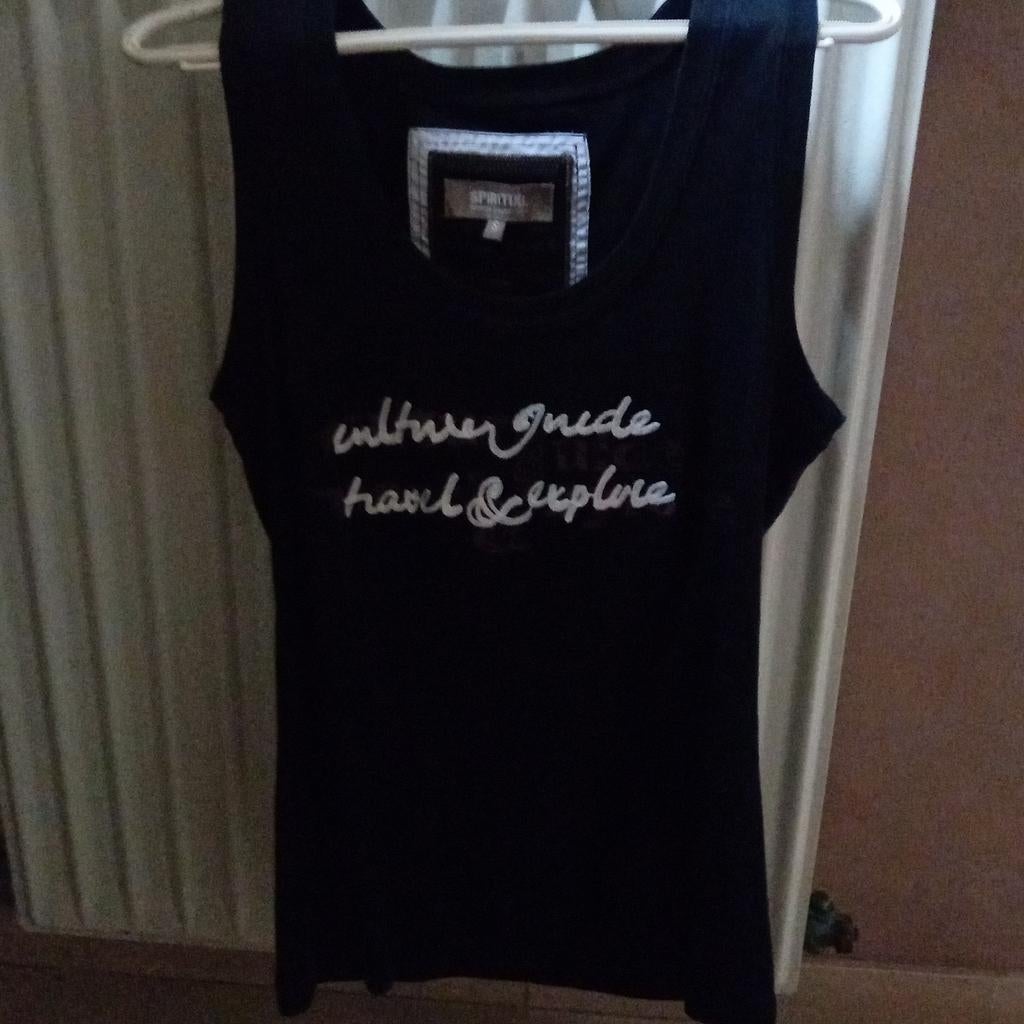Zwarte T-shirt spirituel smal jbc maat 38, Kleding | Dames, Ophalen of Verzenden, Zo goed als nieuw