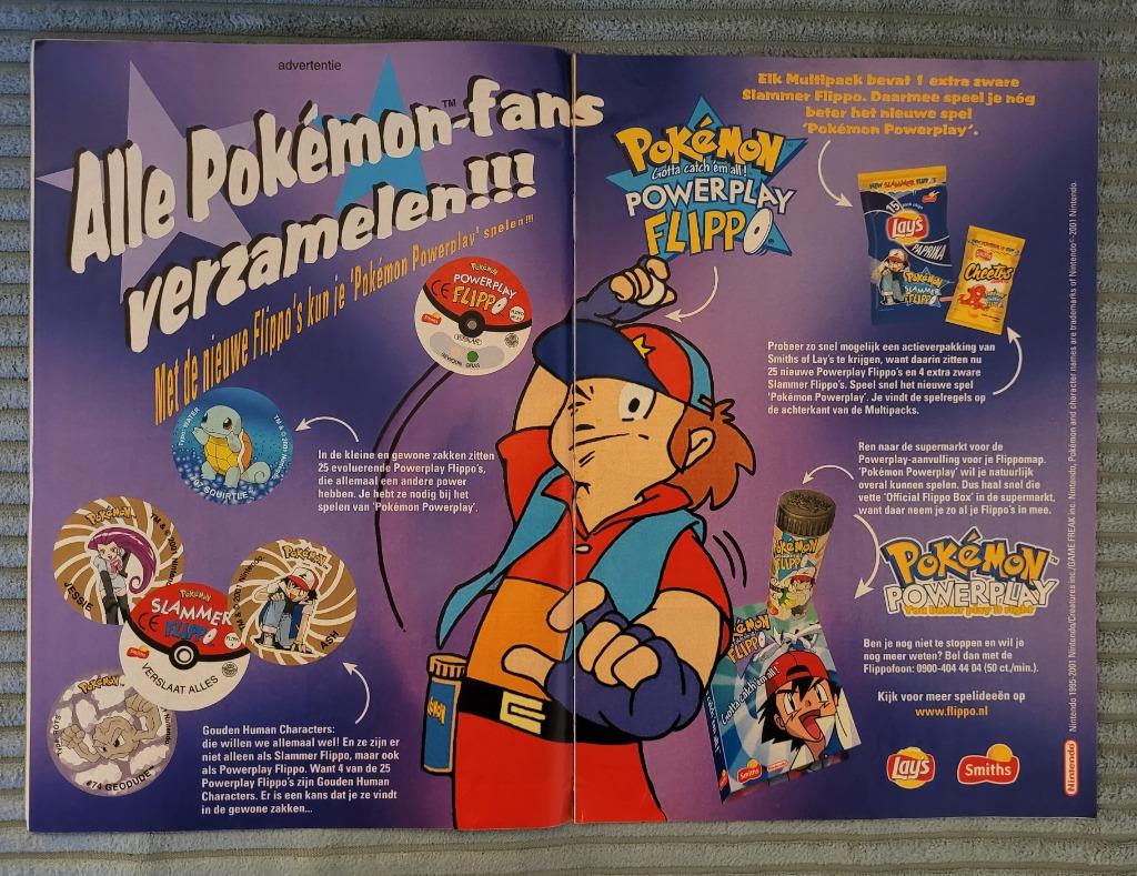 Publicité Pokémon Powerplay Flippo, objet de collection, Envoi, Olympique, Autres types
