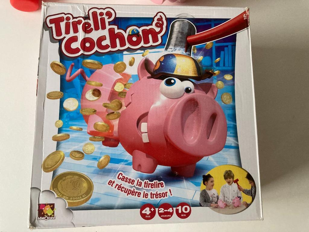 Jeu de société enfant "TIRELI'COCHON", Enlèvement, Utilisé, Garçon ou Fille