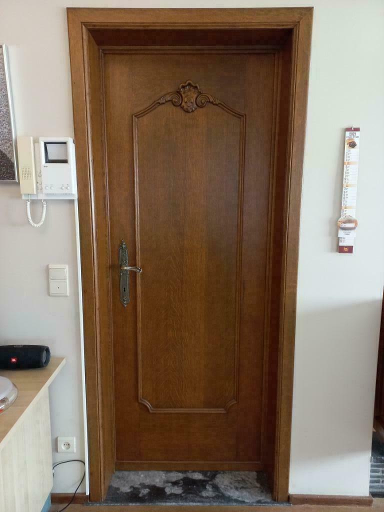Luxe stijldeur eik, Doe-het-zelf en Bouw, Ophalen, Gebruikt, Minder dan 80 cm, Binnendeur