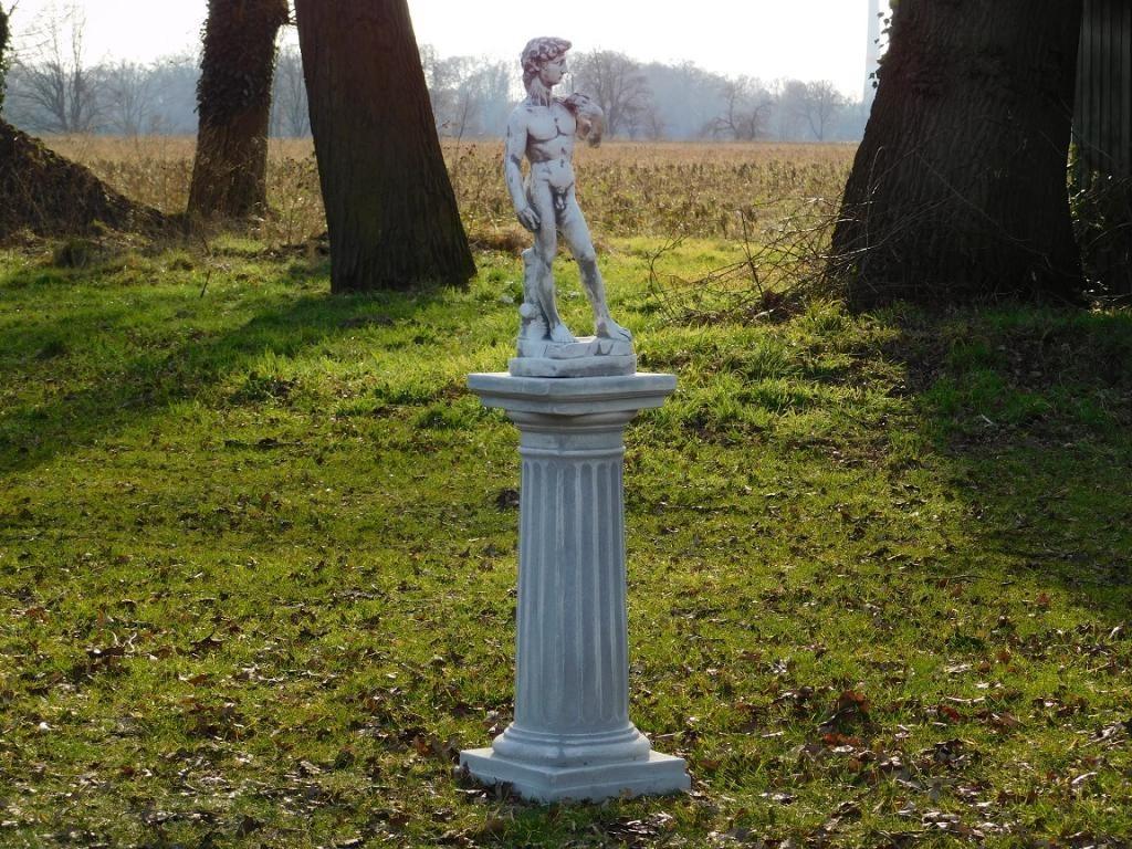tuinbeeld david met sokkel, Ophalen of Verzenden, Nieuw, Steen