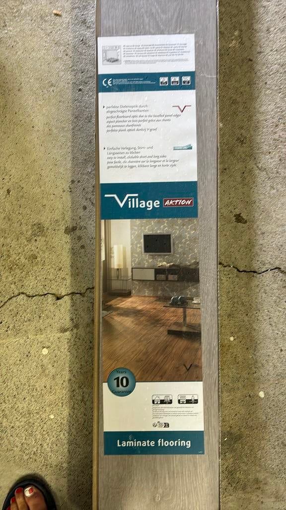 Parquet laminé de qualité supérieure, Doe-het-zelf en Bouw, Vloerdelen en Plavuizen, Nieuw, Kunststof, Parket