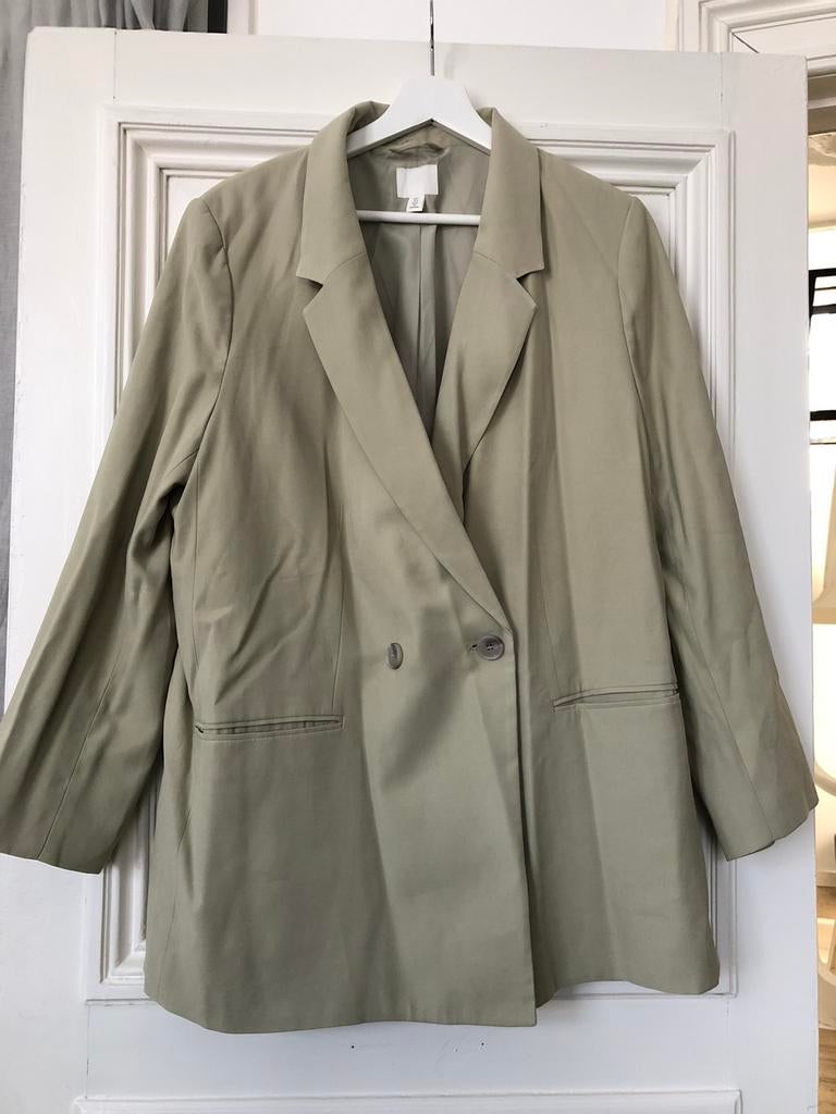 DAMES BLAZER VEST XL GRIJSGROEN SPLINTERNIEUW, Maat 46/48 (XL) of groter, Nieuw, Ophalen of Verzenden, Jasje
