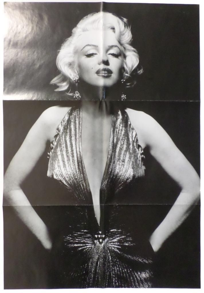 Marilyn Monroe Affiche Poster, Ophalen, Rechthoekig Staand, Zo goed als nieuw, A1 t/m A3