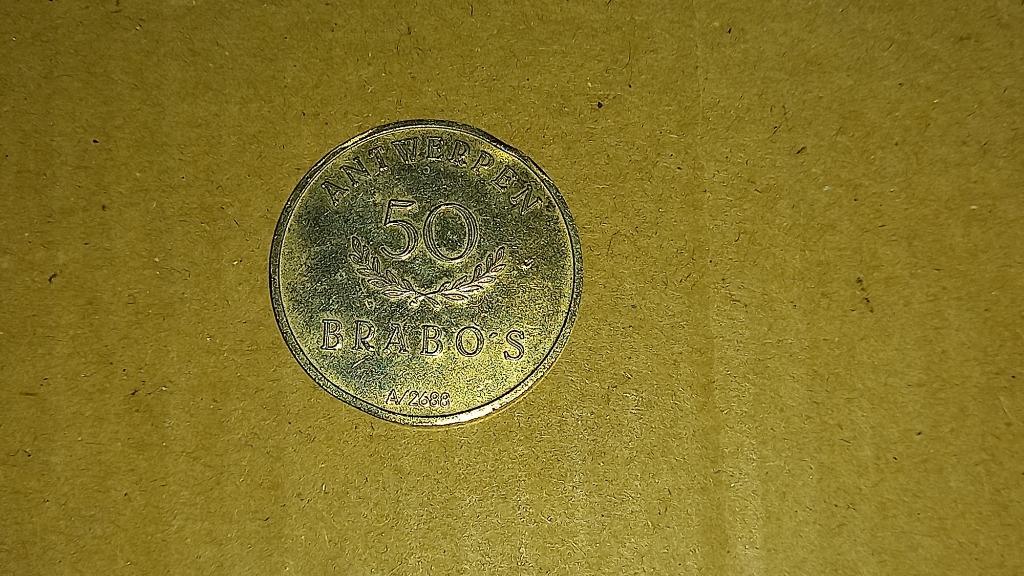 50 Brabo's ( 1981 ), Enlèvement ou Envoi, Belgique, Monnaie en vrac