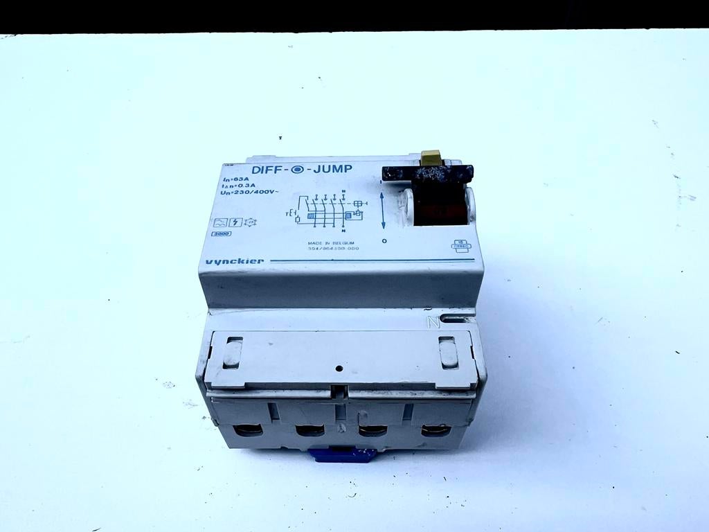 Differentieelschakelaar 63A / 300mA, Doe-het-zelf en Bouw, Ophalen of Verzenden, Gebruikt