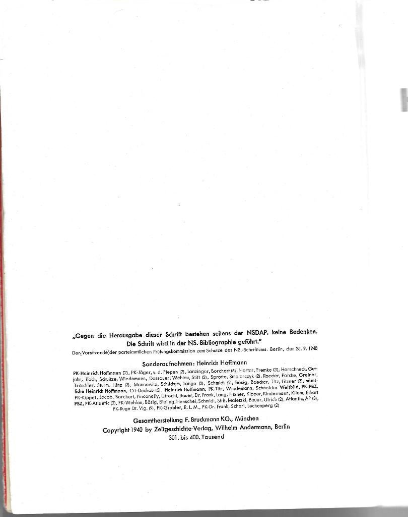 Mit AH im Westen édition 1940 avec jaquette, Enlèvement ou Envoi